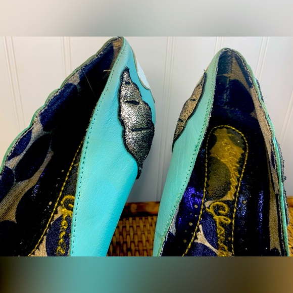 Irregular Choice Turquoise and Black Heels - Picture 12 of 12